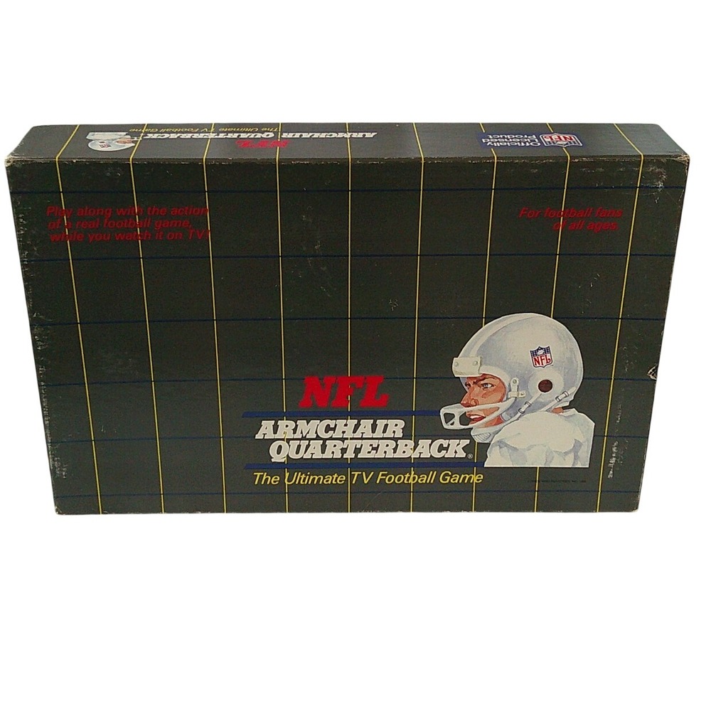 Trade‎ Wind NFL Armchair Quarterback Game Gray 1986 Vintage Strategy Football
